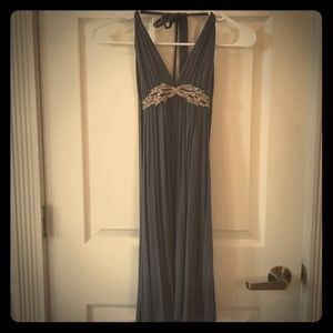 Body Central grey halter dress